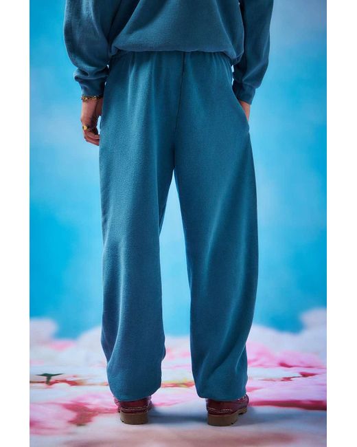 iets frans Blue Overdyed Teal Joggers for men