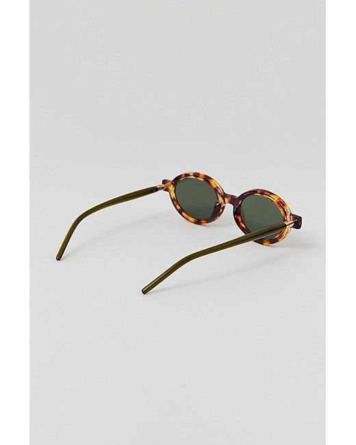Urban Outfitters Gray Mikey Oval Sunglasses for men