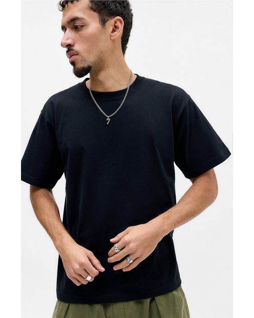 United Athle Blue Black 6.2oz Heavyweight T-shirt for men