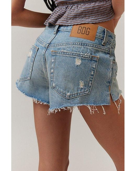 BDG Blue Lola Denim Micro Short