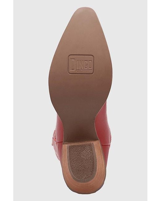 Dingo Red Thunderbolt Leather Cowboy Boot