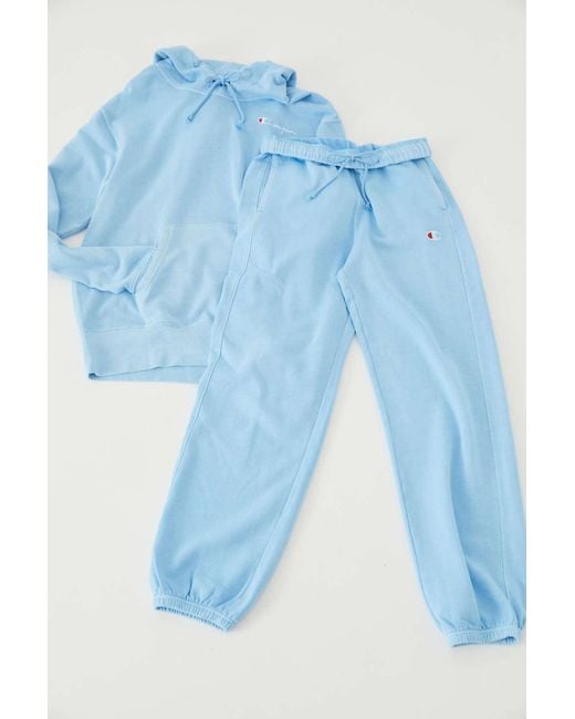 Champion Blue Vintage Wash Oversized Sweatpant