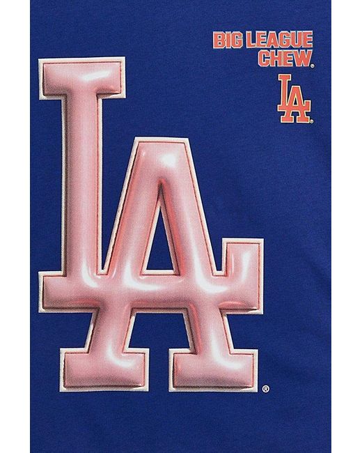 KTZ Blue X Big League Chew Los Angeles Dodgers Tee for men