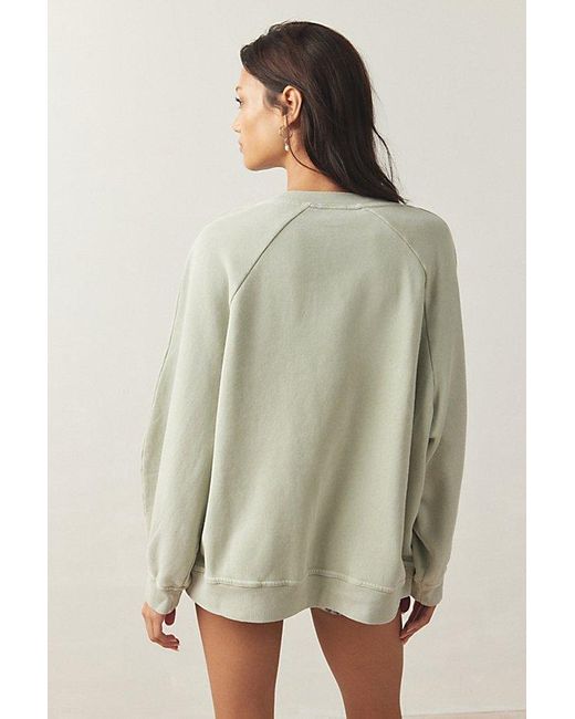 Out From Under Green Jayden Lace-Inset Sweatshirt