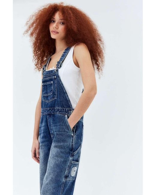 The Ragged Priest Blue Release Bleached Dungarees