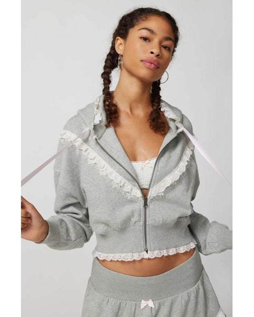 Out from under cropped cheap hoodie