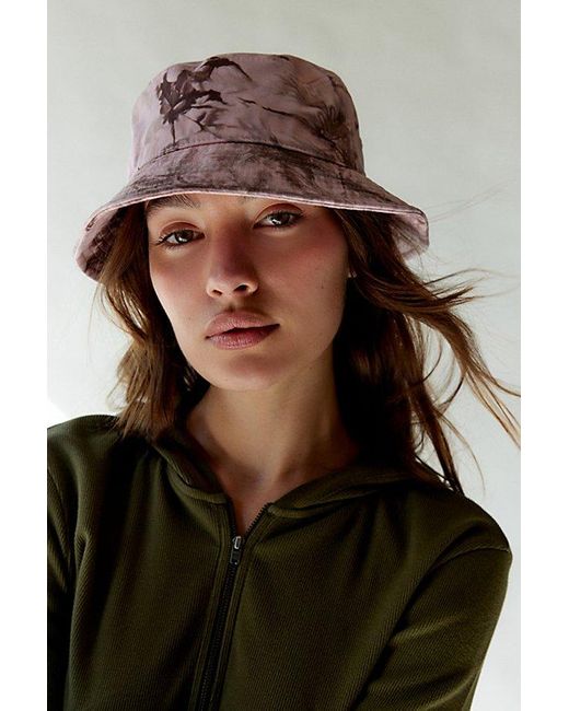 Urban Outfitters Brown Tie-Dye Bucket Hat