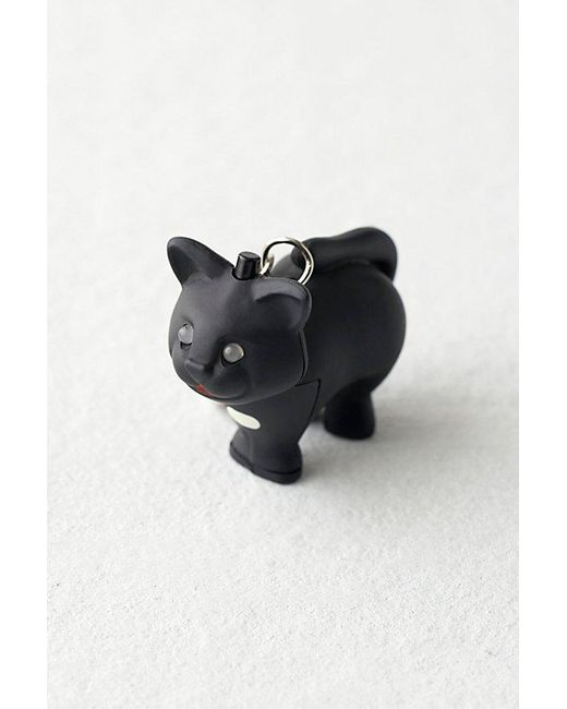 Urban Outfitters Black Cat Led Keychain