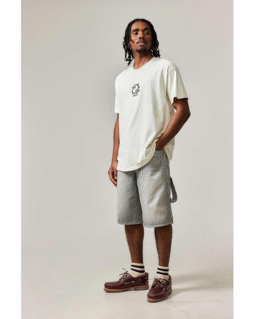 Urban Outfitters Uo White Fish Embroidered T-shirt for men
