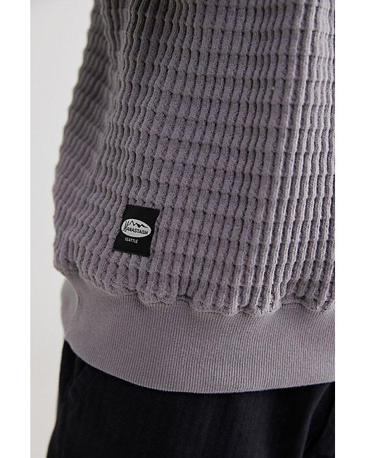 Manastash Gray Snuggle Snug Thermal Long Sleeve Tee for men