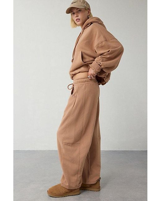 Out From Under Natural Essential Barrel Leg Full Length Sweatpant