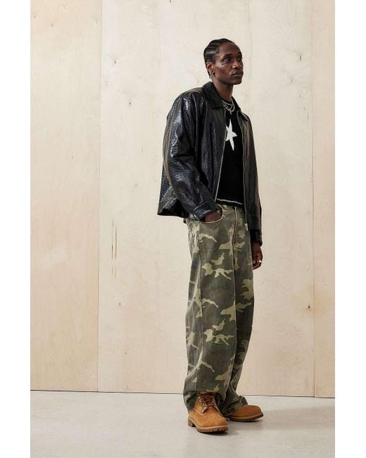 Jaded London Camo Colossus Jeans in Green for Men | Lyst UK