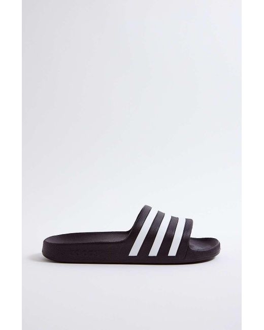 Adidas Black & White Adilette Sliders