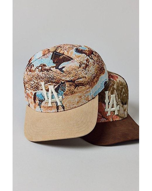 American Needle Natural La Jacquard Snapback Hat for men