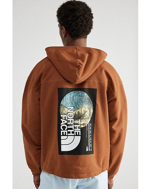 The North Face Brown Axys Hoodie Sweatshirt for men