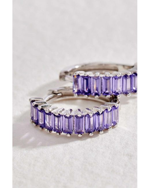 Urban Outfitters Purple Caotic Waterfall Hoops