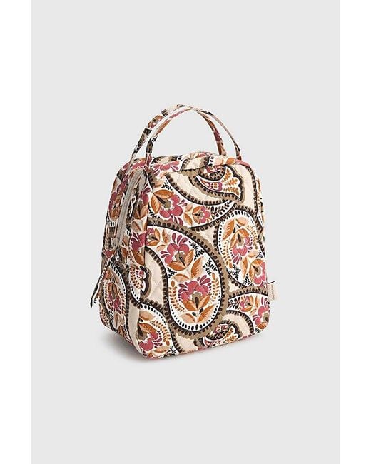 Vera Bradley Multicolor Quilted Cotton Large Lunch Bag