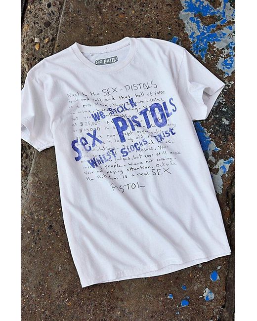 Urban Outfitters White Sex Pistols for men
