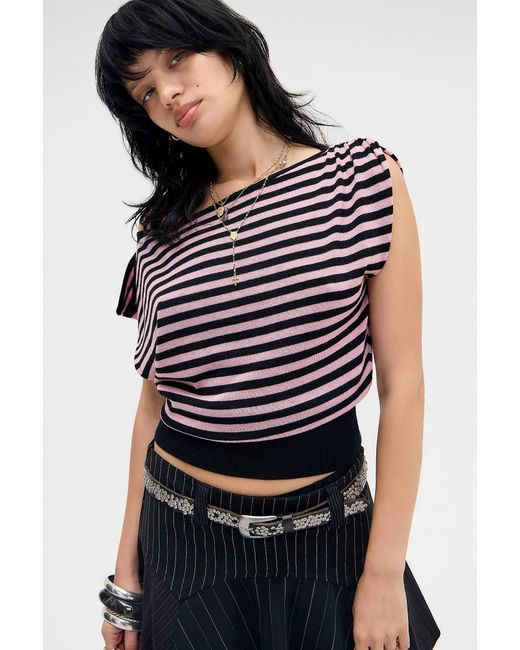Urban Outfitters Blue Uo Bailey Top At