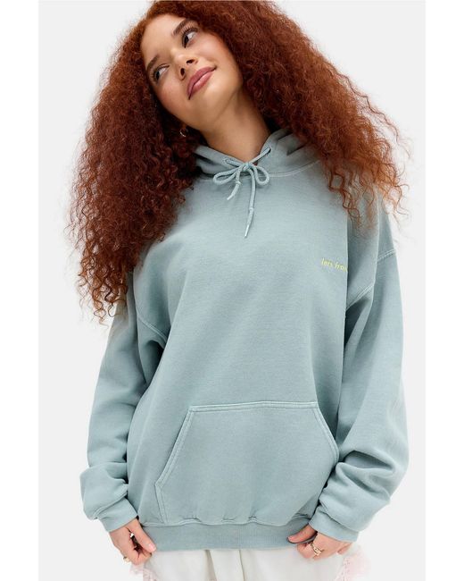 iets frans Blue Relaxed Hoodie