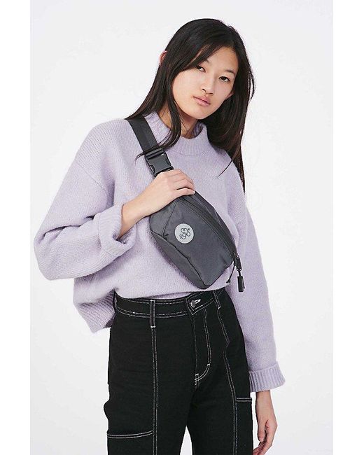 BABOON TO THE MOON Gray Fannypack