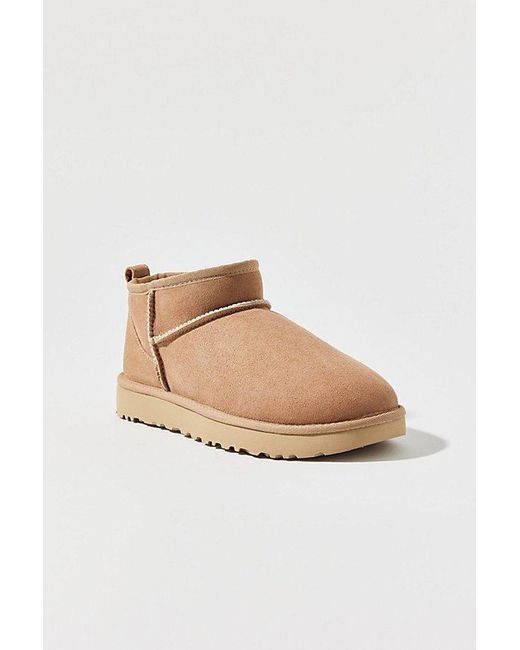Ugg Blue Classic Ultra Mini Ankle Boots
