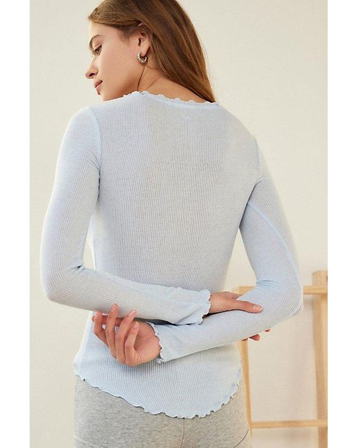 Out From Under Gray Square Neck Layering Top