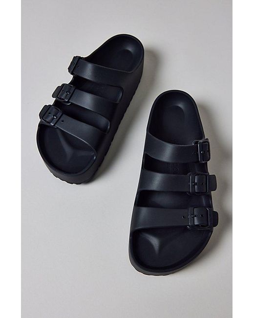 Birkenstock Black Florida Flex Platform Eva Sandal