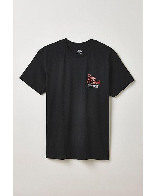 Urban Outfitters Black Beer O'Clock Graphic Tee for men