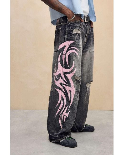 関税込【JADED LONDON】Camo Colossus Baggy Jeans Shop Camo Colossus Baggy Jeans | Jaded London | Clothing
