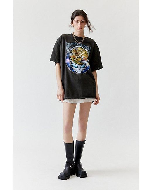 Urban Outfitters Black Grateful Dead Space T-Shirt Dress
