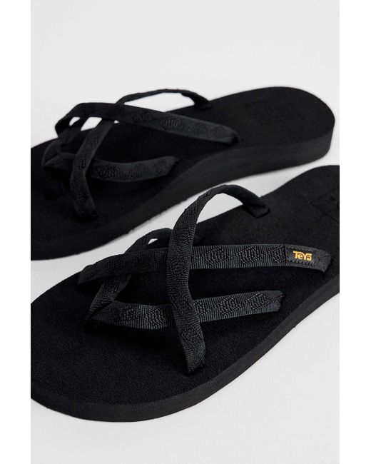 Teva Black Olowahu Sandals