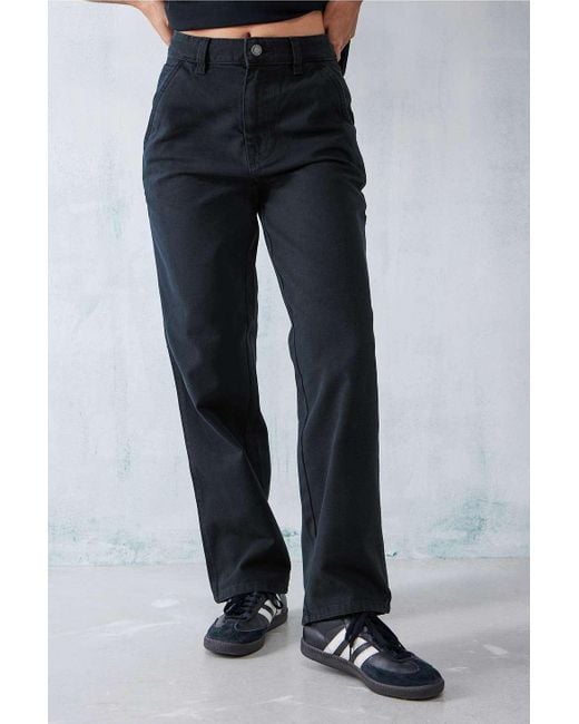 Dickies Blue Washed Black Duck Canvas Carpenter Pants