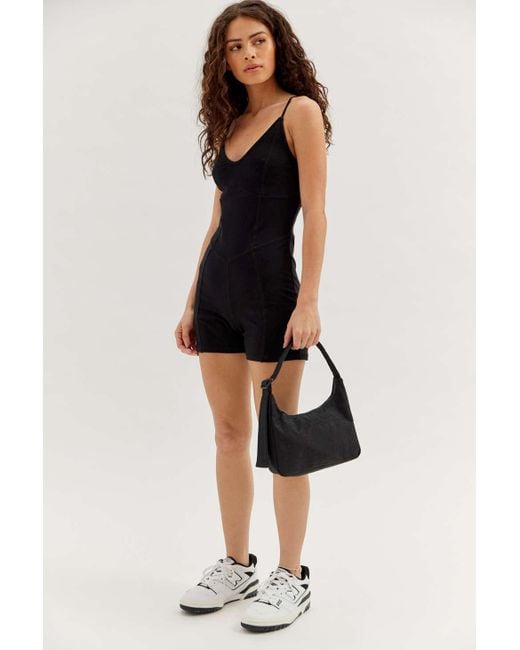 BAGGU Chocolate Plum Nylon Shoulder Bag