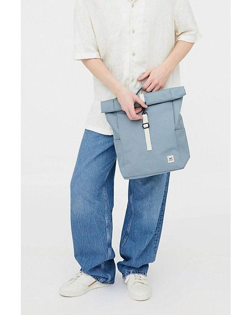 Lefrik Blue Roll Mini Backpack for men