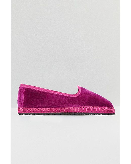 Flabelus Pink Velvet Slipper