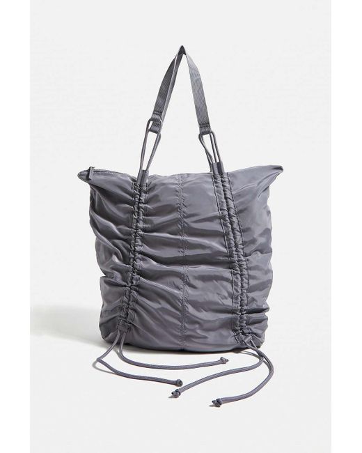 Urban Outfitters Gray Uo Ruched Tote Bag