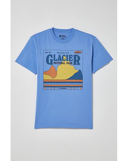 Parks Project Blue Glacier National Park Tee for men