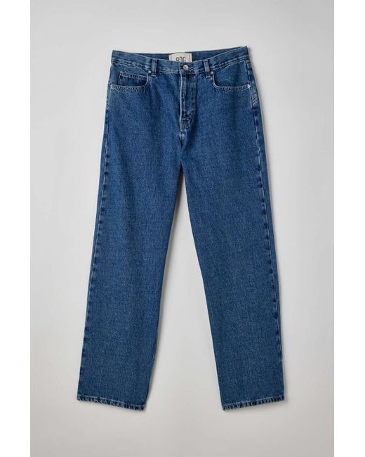 BDG Blue Baggy Skate Fit Jean In Vintage Denim Dark At Urban Outfitters for men