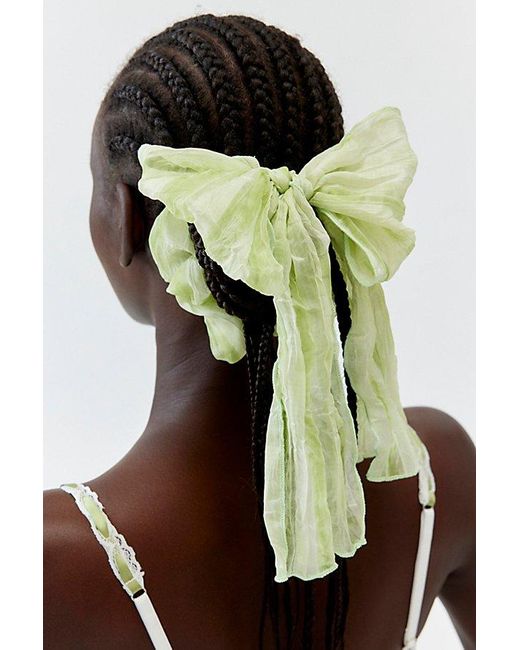 Urban Outfitters Multicolor Long Bow Crinkle Scrunchie