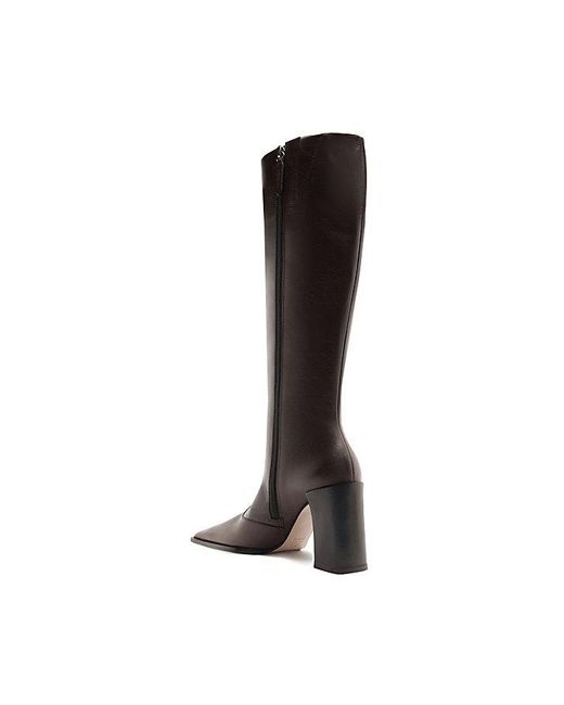 SCHUTZ SHOES Brown Raffaela Up Knee-High Boot
