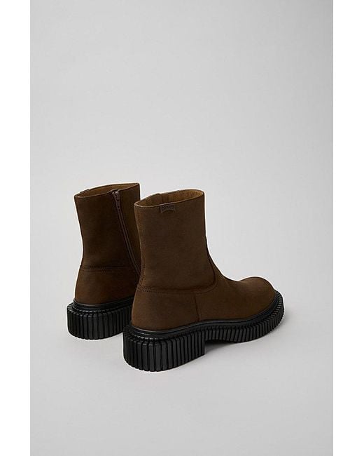 Camper Brown Pix Berlin Leather Ankle Boot for men
