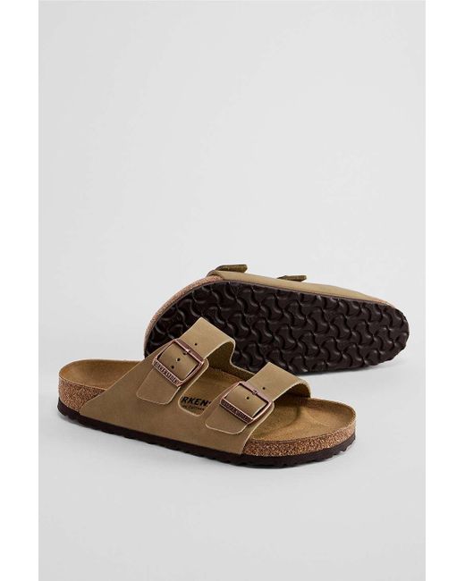 Birkenstock Tobacco Brown Arizona Oiled Leather Sandals
