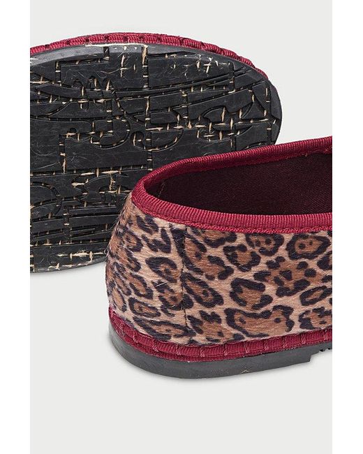 Flabelus Red Leopard Mary Jane Flat