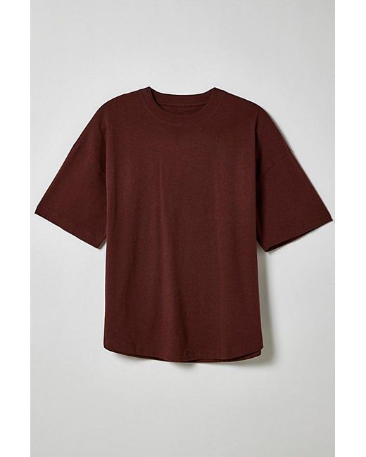 Urban Outfitters Red Standard Cloth Shortstop Boxy Tee for men