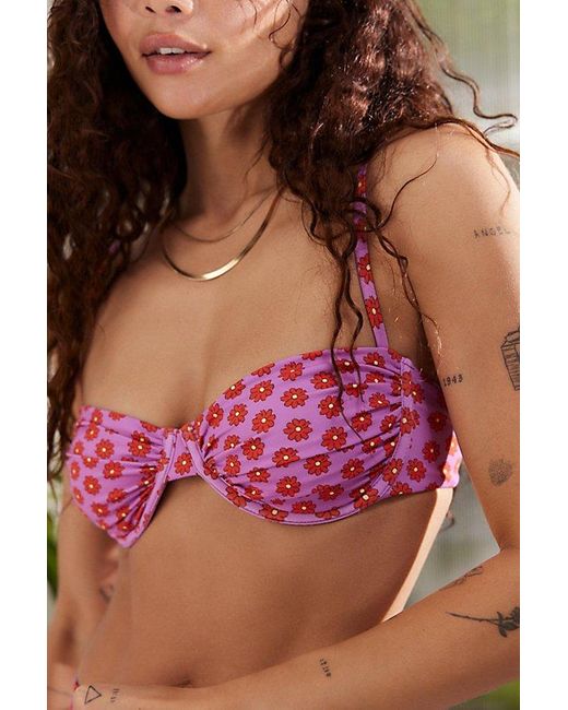 Out From Under Multicolor Marilyn Underwire Bikini Top