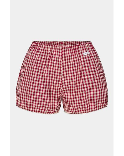 RAT BOI Black Easy Gingham Bloomer Short