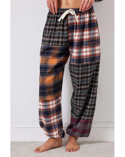 Out From Under Multicolor Check Lounge Jogger Pant In Assorted At Urban Outfitters