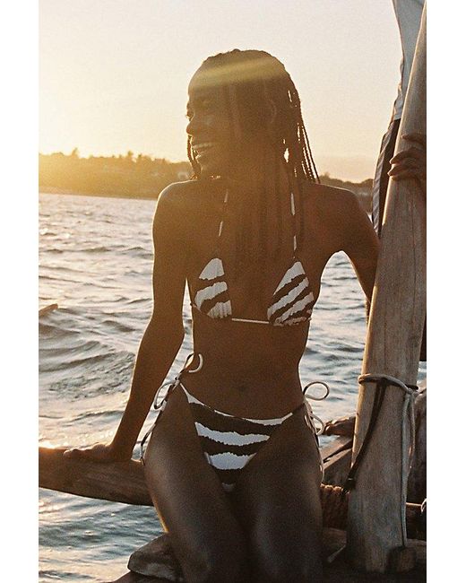 Sunkissed Brown Le Triangle String Bikini Top