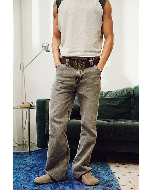 BDG Gray Lenny Flare Leg Jean for men